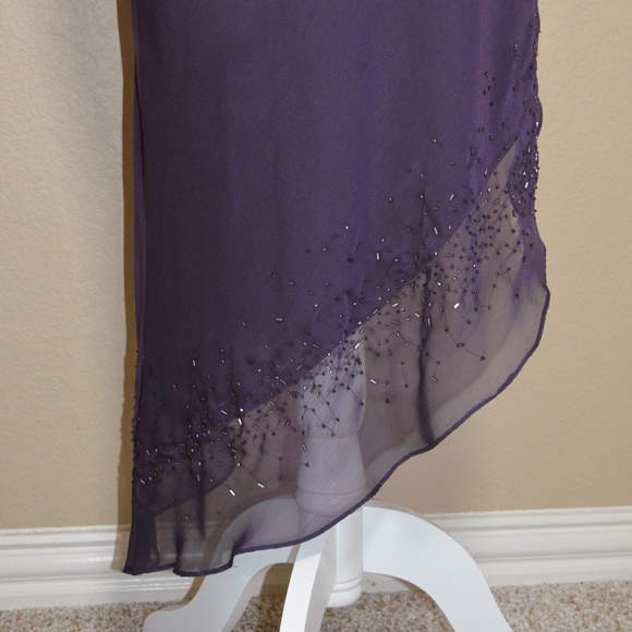 Niki Livas Purple One Shoulder Evening/Prom Dress - Picture 5 of 8